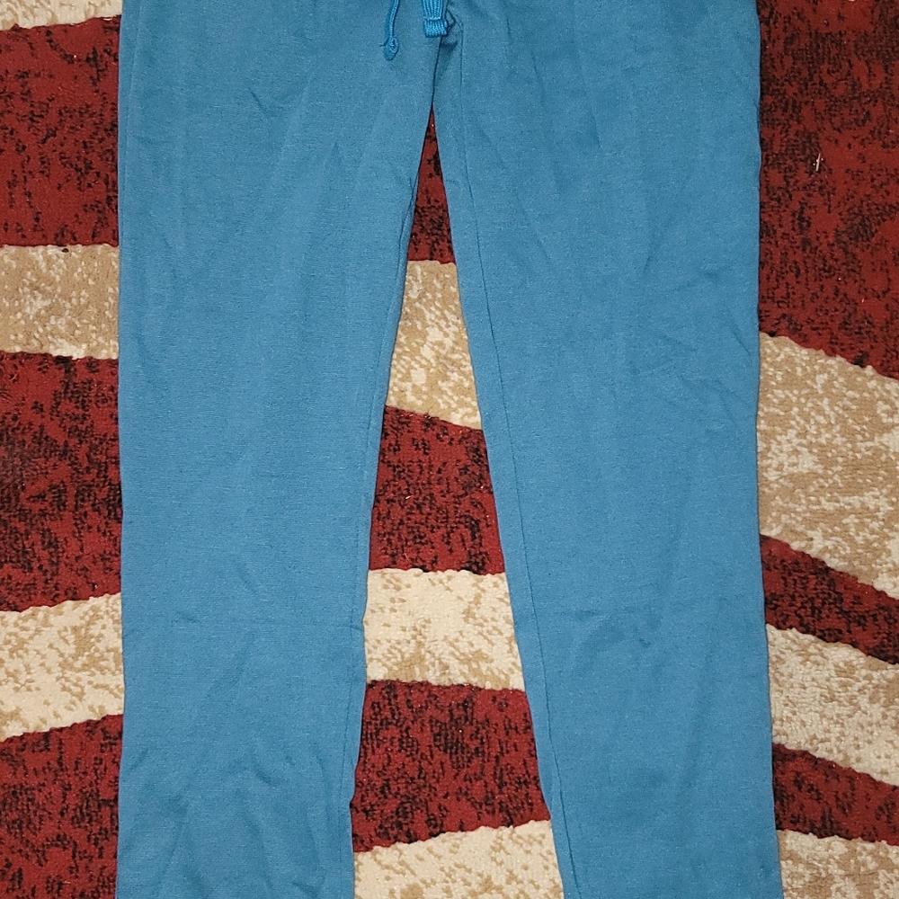 Teal female sweat suit pants (only)